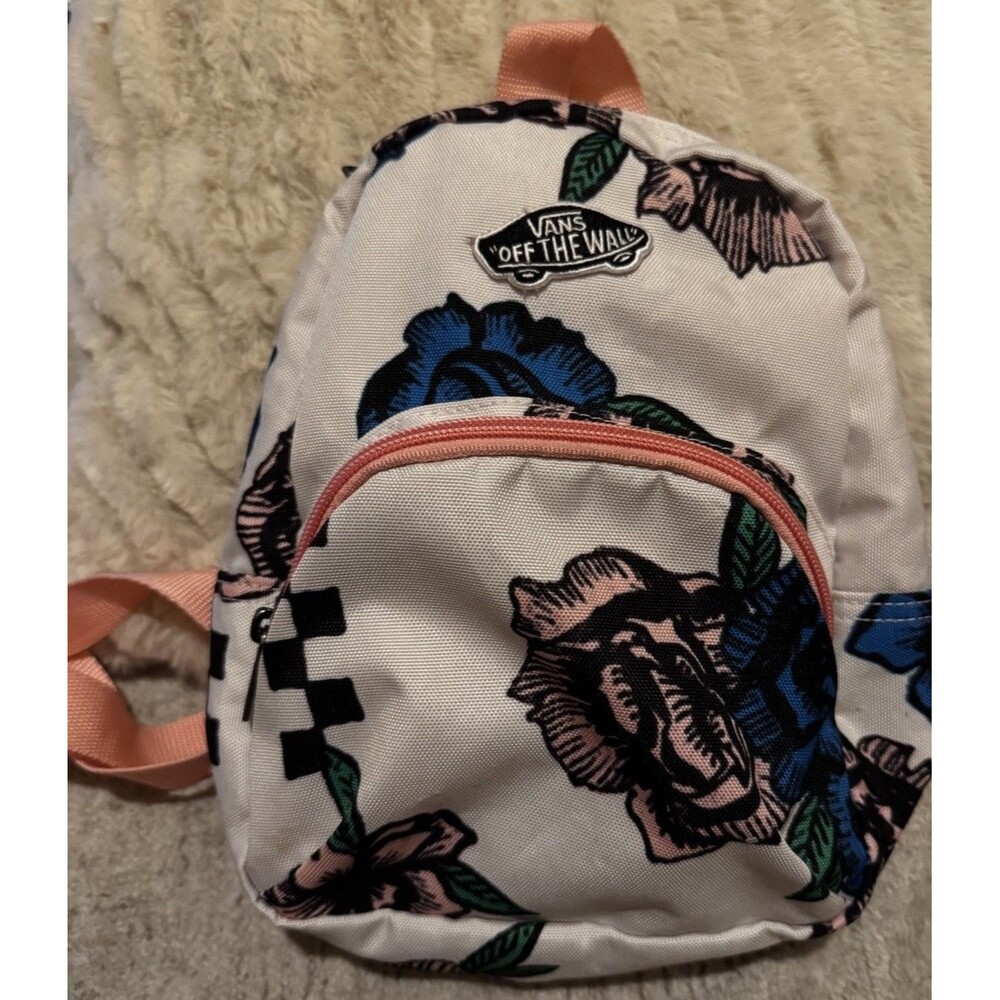 EUC Vans Off The Wall Women’s Floral Mini Backpack